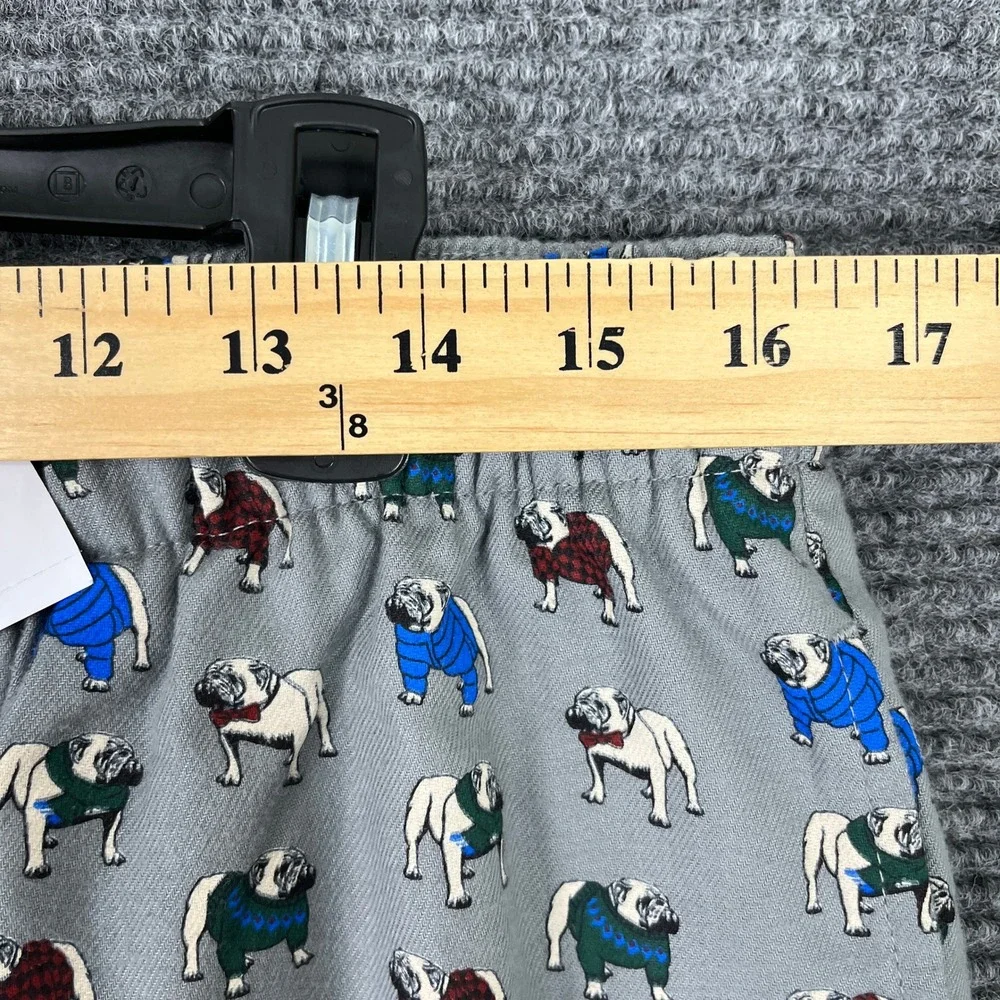 Banana Republic Bulldog Pajama Pants Mens‎ L Drawstring Sleepwear Lounge